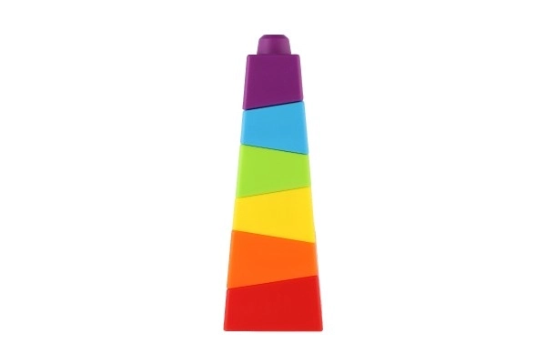 Colorful Tilting Tower Stacking Toy for Toddlers