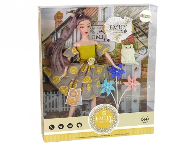 Emily Doll with Kitten and Windmills Set