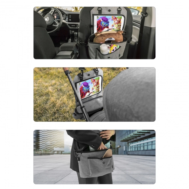 Seat Organizer 3-in-1 Grey