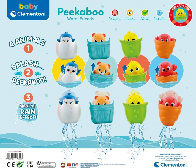 Clementoni Baby Peekaboo Water Friends: Crab Toy