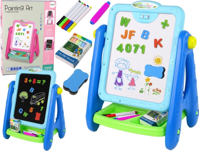 Educational Board 2-in-1 Blue Chalk Markers