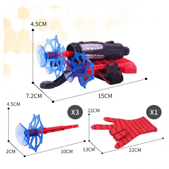 Web Shooter Glove with 3 Darts