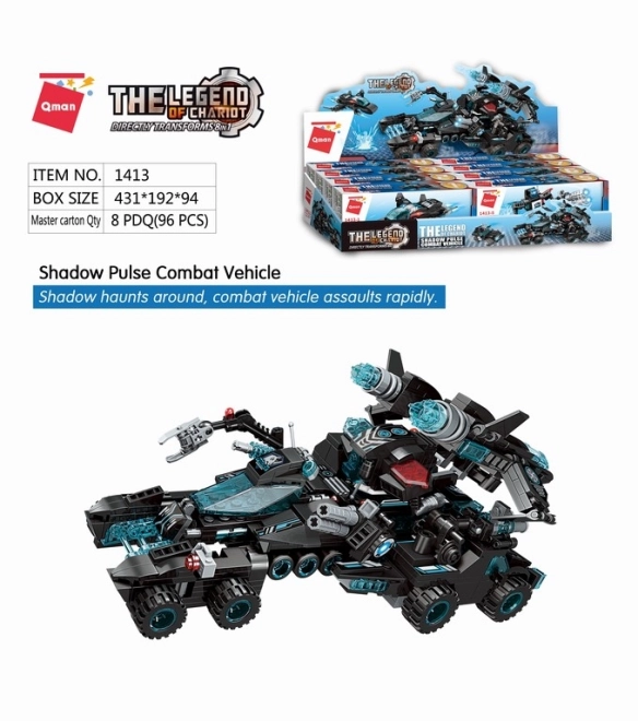 Qman Shadow Pulse Combat Vehicle Set 8-in-1