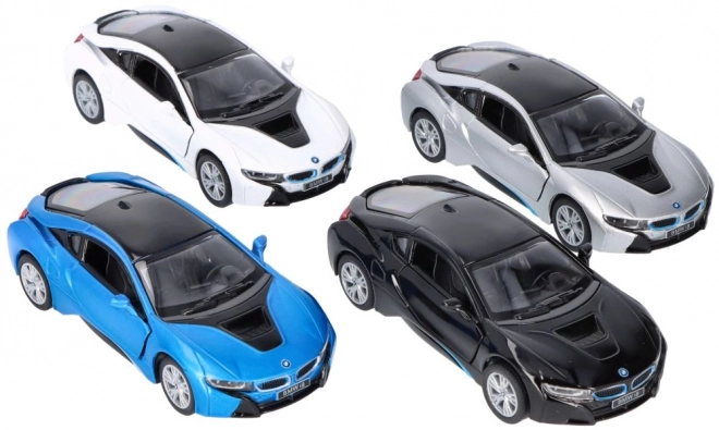 Metal model BMW i8 scale 1:36