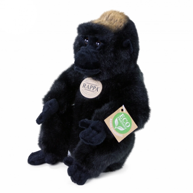 Eco-Friendly Sitting Gorilla Plush Toy 23 cm