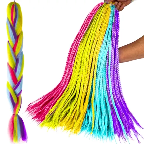 Colorful Synthetic Braids