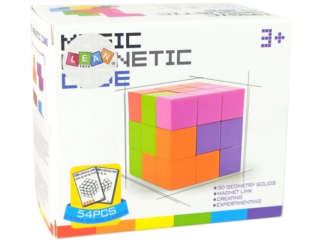 Magnetic Puzzle Cube with Cards