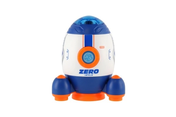 Spaceship Toy with Astronaut and Pull-Back Vehicle