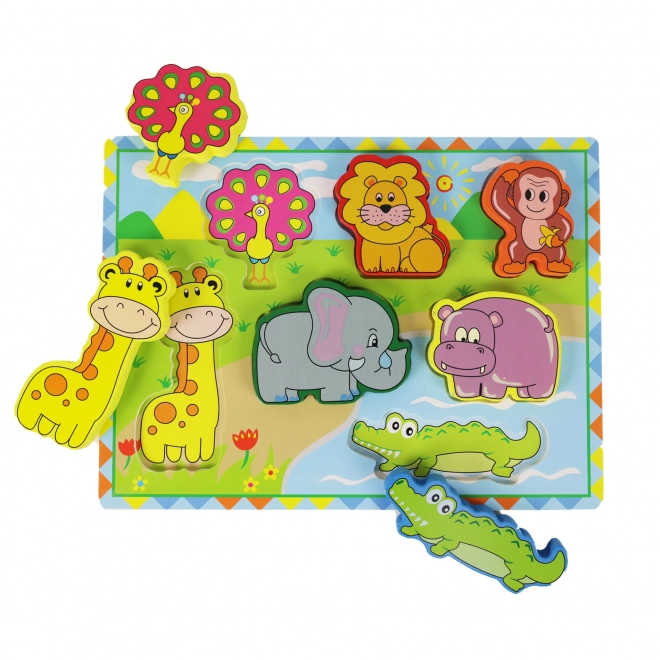 Safari Animals Wooden Puzzle