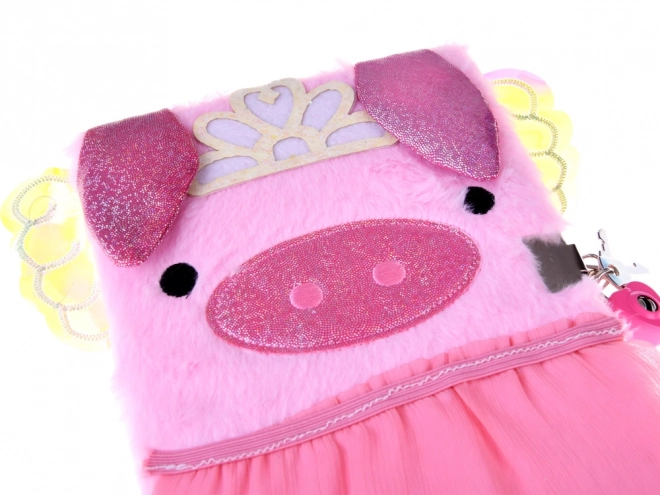 Secret Diary with Lock Pink Piggy