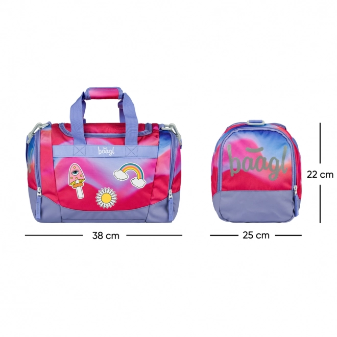 Baagl Kids Sports Bag Hippie