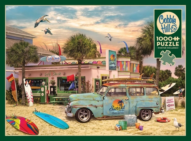 Surfer Shack Jigsaw Puzzle