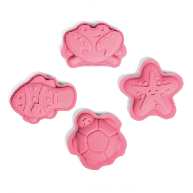 Bigjigs Toys Pink Coral Silicone Sand Molds