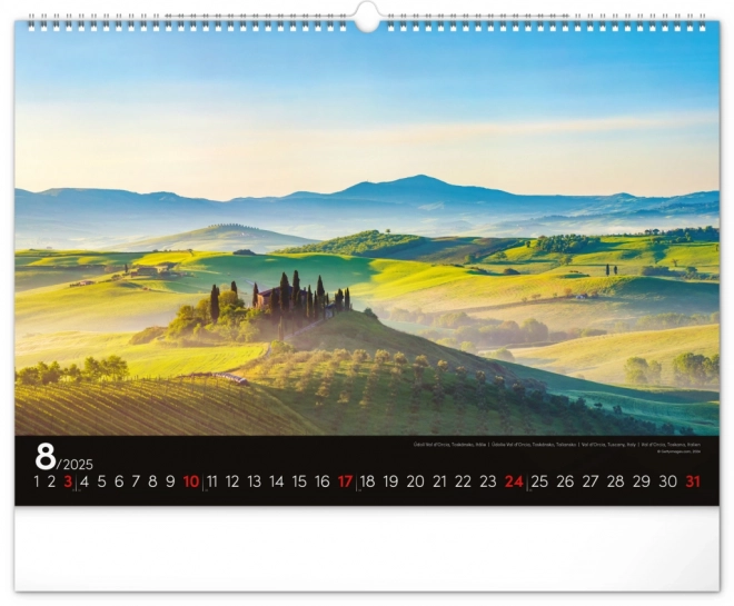 Notique Wall Calendar Landscapes 2025