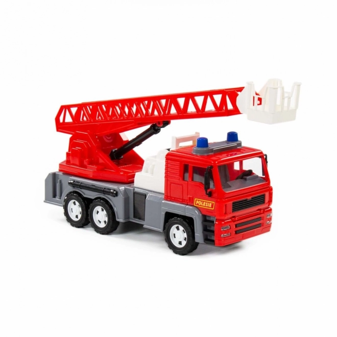 Fire Truck Toy with Extendable Ladder 70 cm