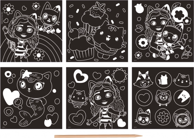 Scratch-Off Pictures Gabby's Magical Dollhouse