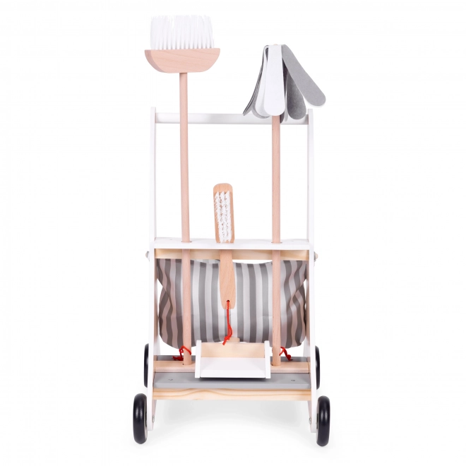 Wooden Cleaning Trolley for Kids