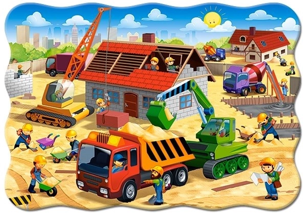 House in Construction Puzzle 30 Pieces