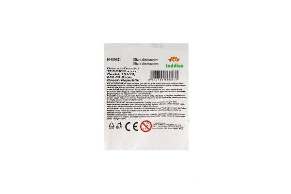 Sliz - hmota 80g Dinosaurus 6cm mix druhů 24ks v boxu