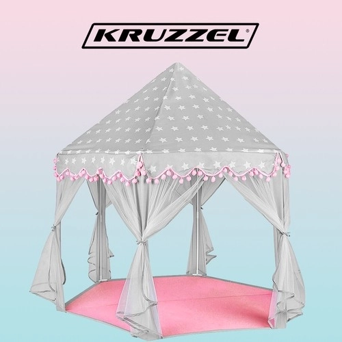 Children's Tent Pink and Grey