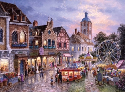 Amusement Park 3000 Piece Puzzle