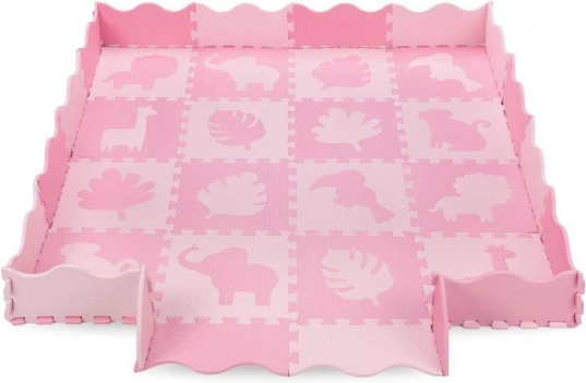 MoMi ZAWI foam puzzle play mat pink