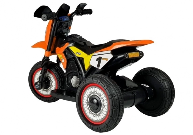 Kids Orange Electric Tricycle Motorcycle