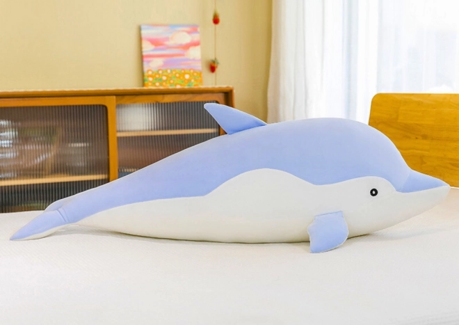 Blue Plush Dolphin Toy