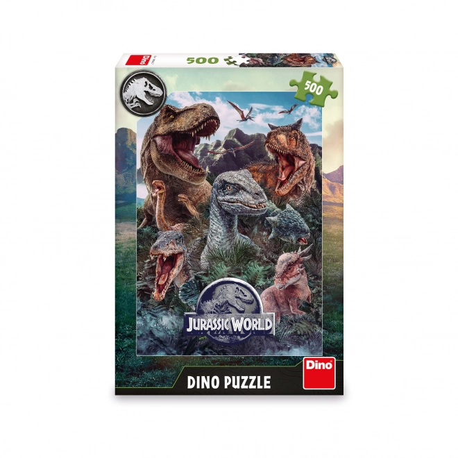 Dino Jurassic World Puzzle 500 Pieces