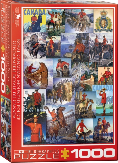 Eurographics Puzzle Royal Canadian Mounted Police Collage 1000 Pieces