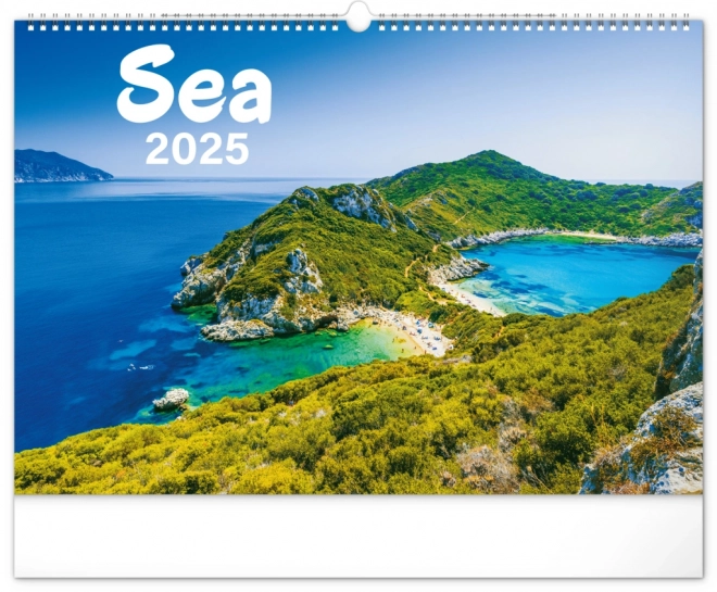 Notique Wall Calendar Sea 2025