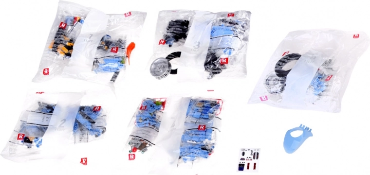 Pregledna gradnja iz oštevilčenih vrečk