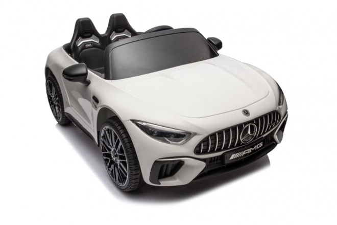 Auto elettrica per bambini Mercedes AMG SL63 bianco