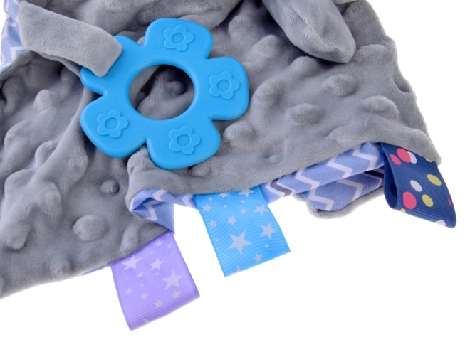 Plush Elephant Comforter with Tags and Teether – elephant