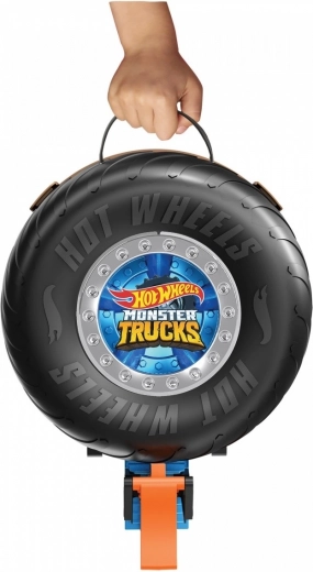 Portable tire with fold-out arena