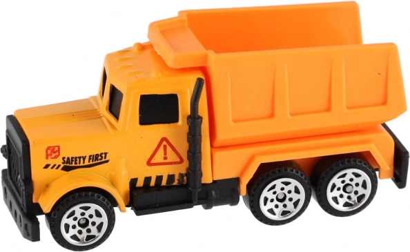 Mini gradbena vozila kovina/plast 7 cm prosto gibanje mix vrst