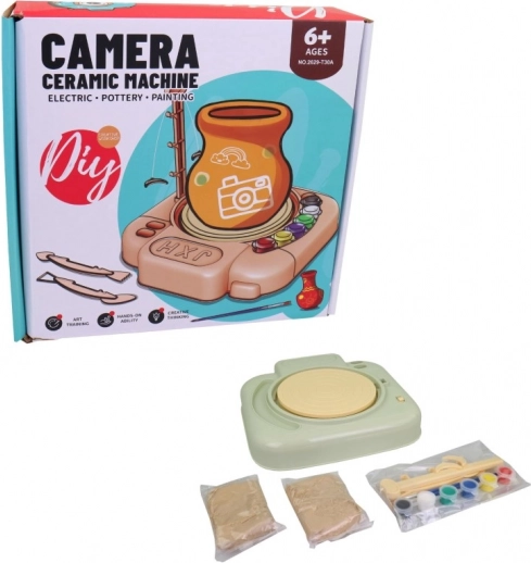 Töpferscheibe mit Set für Kinder