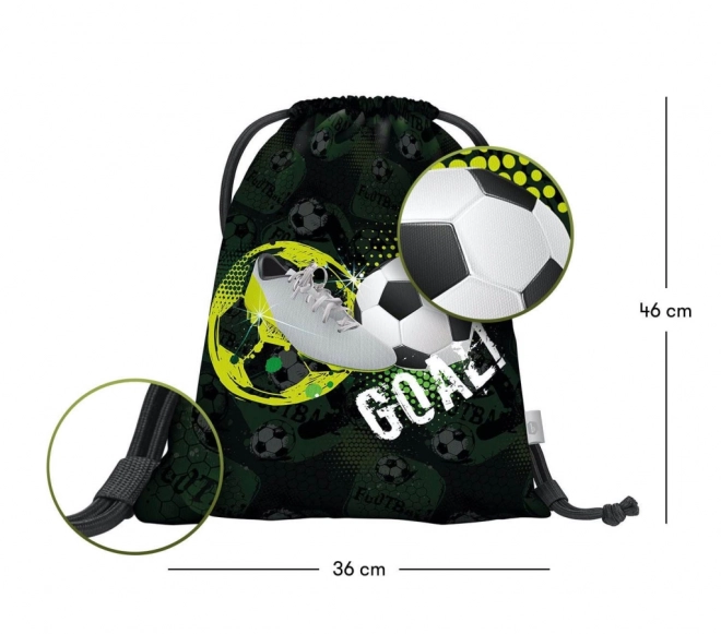 Baagl Drawstring Bag Football Goal