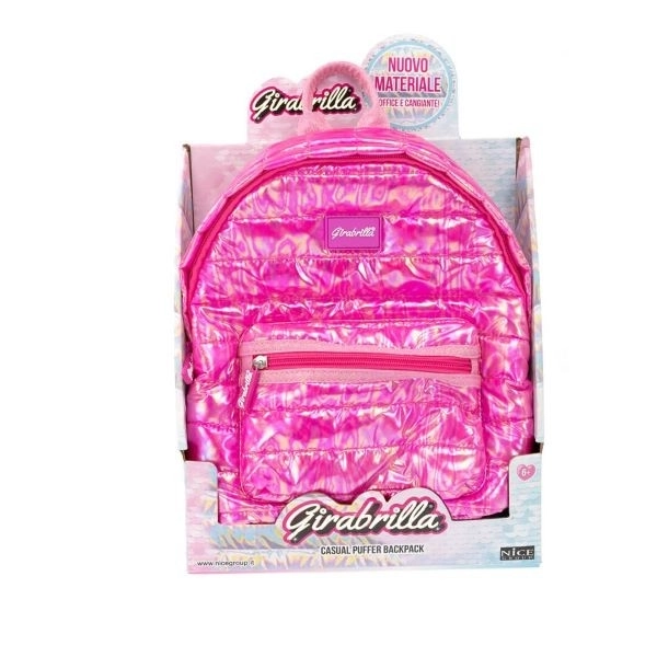 Girabrilla dark pink backpack 22 cm