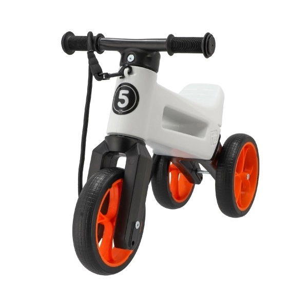 Balance Bike Funny Wheels Rider SuperSport – White-Orange