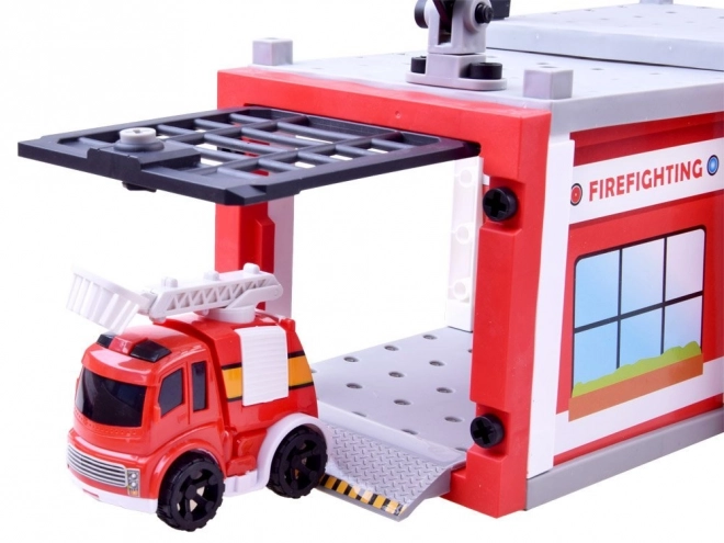 Fire Rescue Building Block Set for Kids