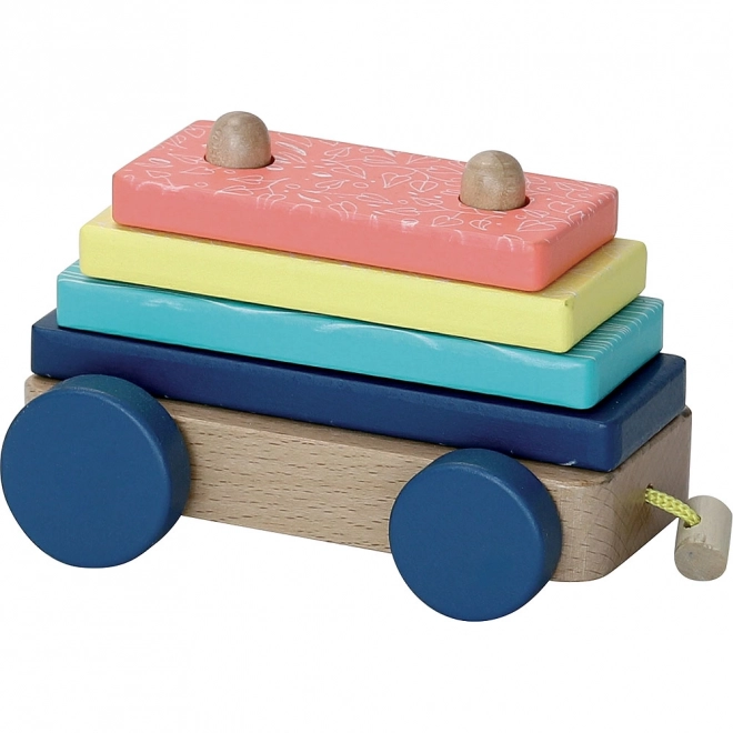 Colorful Wooden Train by Vilac