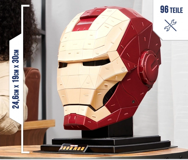 Iron Man 4D Puzzle Helmet