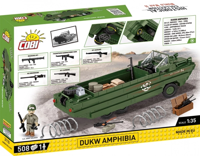 D-DAY Commemorative DUKW Amphibious Vehicle Model Kit