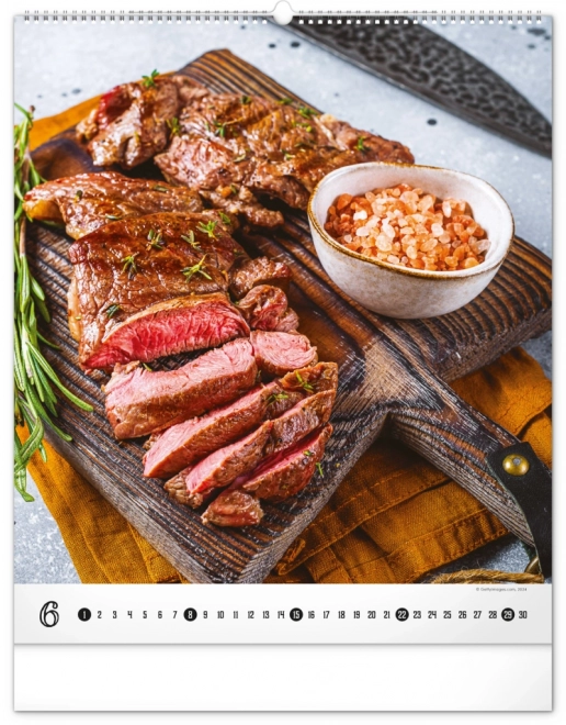 Wall Calendar Gourmet 2025