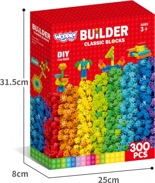 Woopie Blocchi da Costruzione Creativi 300 pz