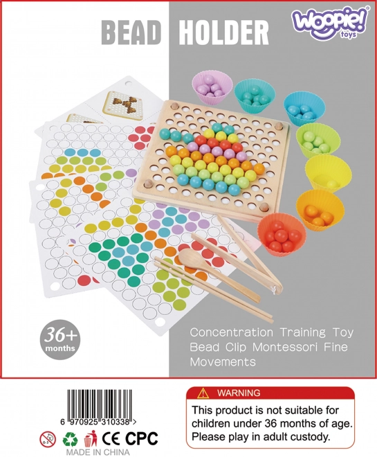 Kleurrijke balletjes mozaïek Montessori Woopie