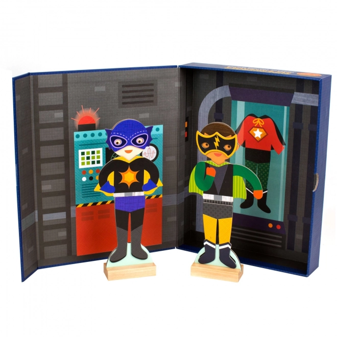 Magnetic Superheroes Puzzle Set