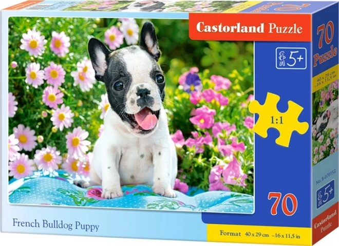 Colorful French Bulldog Puppy Puzzle