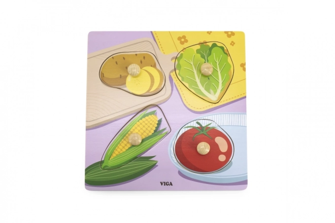 Wooden Vegetable Puzzle